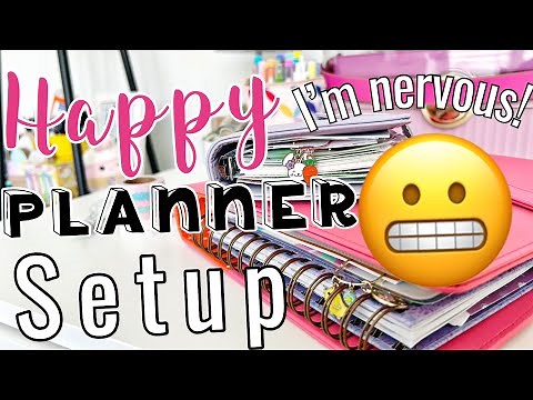 CLASSIC HAPPY PLANNER SETUP | FRANKEN-PLANNING SETUP | USING MY OWN HAPPY PLANNER STASH