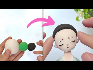 Making a Doll with Air-Dry Clay | Step-by-Step Tutorial for Beginners | Resin clay​‪@Jenna_Handcrafts‬