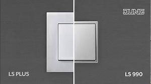LS 990 oder LS PLUS? Der Rahmen macht den Unterschied. Schmal oder breit? Welches Programm magst Du lieber? Mehr zu allen JUNG Designs findest Du hier: www.jung.de/design #design #jungdesign #lichtschalter | JUNG