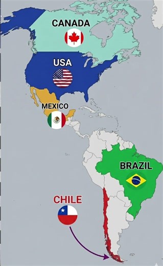 The Map of the Americas in 1914: A Historical Perspective ​#AmericasMap #1914History #Geography