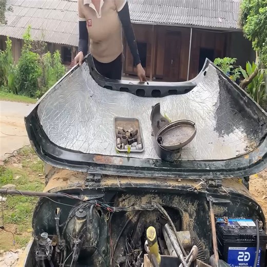 26K views · 445 reactions | finds and revives abandoned cars for decades in the forest and streams part 14 #restore #restoration #repair #repairation #recovery | Dr Restore | Facebook