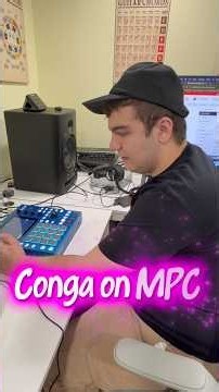 Conga on MPC #autism #musicproduction #mpc #akai #conga