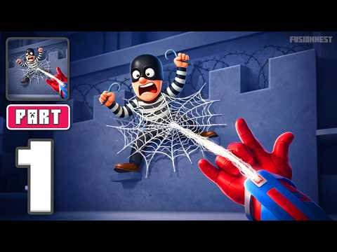 Tangle Trap: Bandit Bash - Gameplay Walkthrough Part 1 - Bandits Caught Fast (iOS, Android)