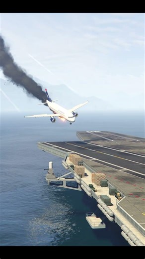 Failed Emergency Landing on Aircraft Carrier after mid air collision