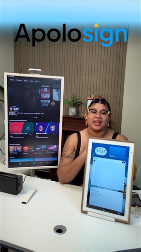 Upgrade Your Room Setup with Apollo Sign Portable TV