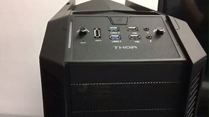 The Dark Side is always watching. 😈 🎥 Rosewill Thor V2 #gamingcase #pcbuilding | Rosewill