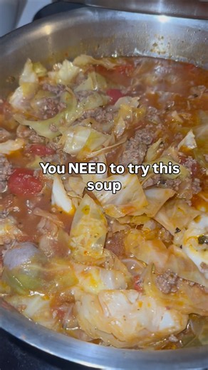 Easy Italian Sausage & Ground Beef Soup | Family Dinner