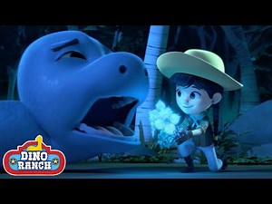 🌙 Rescate Dino Brontosaurus a la Luz de la Luna 🦕 | Dibujos Animados de Dinosaurios para Niños 🎬