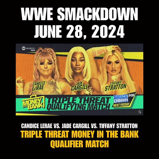 Jade Cargill vs. Candice LeRae vs. Tiffany Stratton: Triple Threat Showdown