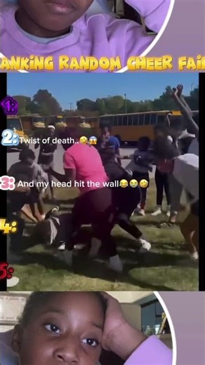 Ranking random cheer fails