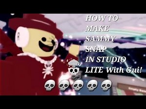 How to make global sammy snap in studio lite|Roblox Studio