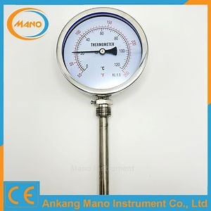 [Hot Item] Stainless Steel Bi-Metal Thermometer 100mm Temperature Gauge