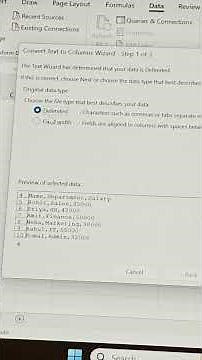 How to Convert CSV File to Excel Columns | Text to Columns Tutorial #Excel