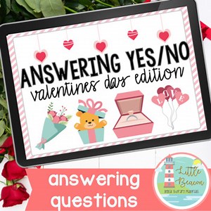 Answering Yes No Questions | Valentine's Day Boom Cards™