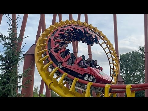 POV Ride on Goudurix at Parc Astérix | 7 Inversions of Pure Chaos!