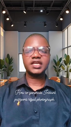 How to generate instant Passport- sized photograph. #code #phone #passport | Adesina Sanjo Ogunrinu