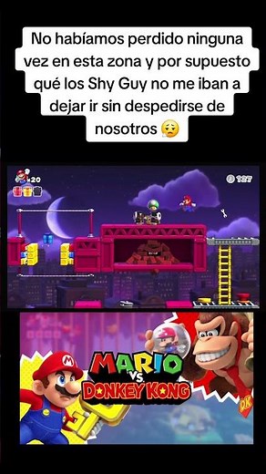 Last fail of level 2 of world 8 in Mario vs. Donkey Kong. #mariovsdonkeykong
