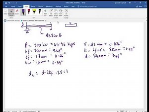 AISC ASD 9th Edition-Chapter K-Web Side Way Buckling Case-2