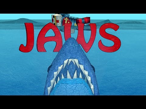 Minecraft | FISHING CHALLENGE - Fishing Mod! (JAWS, SHARKS, BOAT MOD)