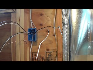 Connecting the junction box with 3 cables for the receptacle
