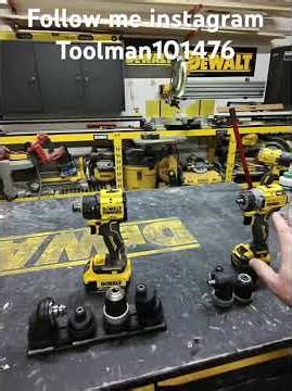 Dewalt’s new 20 volt brushless multi head drill / driver kit