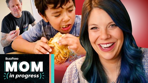 381K views · 1K reactions | Pregnant mom Hannah forces her family to eat the weird pregnancy foods she craves. Which combo would you refuse? | BuzzFeed Video | Facebook