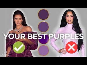 How to Find your Best Shade of PURPLE | Seasonal Color Analysis 🍇