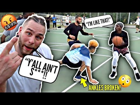 Trash Talkers Got PISSED & Told Us To LEAVE! Aquille Carr Broke Ankles & Went OFF at BIL East Run!