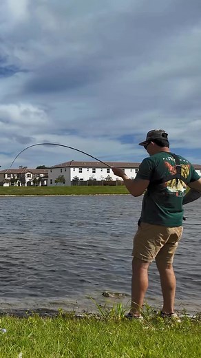 Never high stick that rod too high 😂 #fishing #Bloopers | CEO Fishing