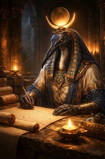 ⚖️🏺 5 Fun Facts About Thoth | Egyptian God of Wisdom, Writing & the Moon