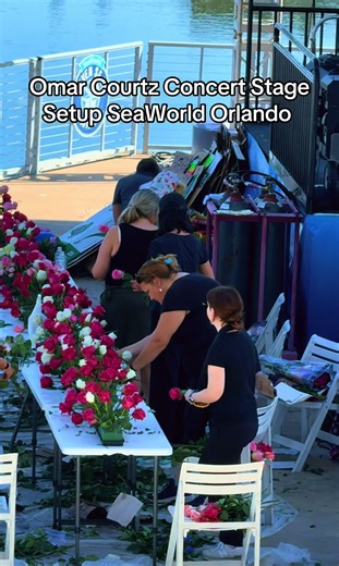 Omar Courtz Concert Stage Setup at SeaWorld Orlando 2026