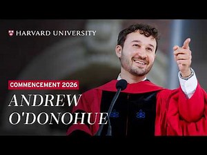 Andrew O’Donohue Delivers the Graduate English Address | Harvard Commencement 2026