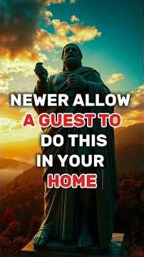 ✅6 THINGS YOU SHOULD NEWER ALLOW IN YOUR HOME ||STOICSMS