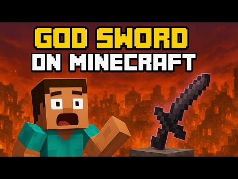 How to get god sword on Minecraft 😲