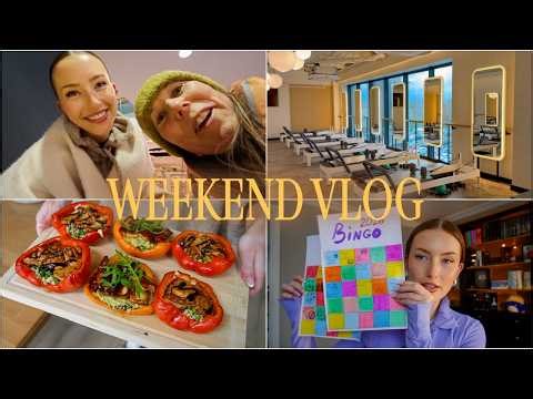 WEEKEND VLOG | trying new recipes, family time & starting at a new gym 🧘🏻‍♀️💓