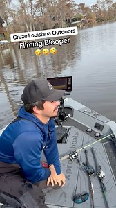 You wouldn’t believe how much this happens😭😭😭 #fishing #filming #bloopers #outdoors #funny | Cruze's Louisiana Outdoors