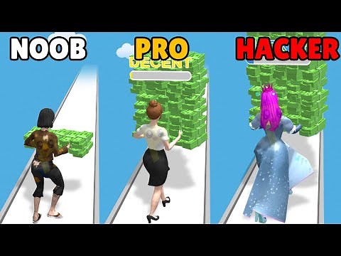 NOOB vs PRO vs HACKER in Money Run 3D