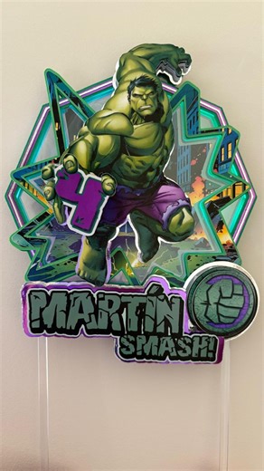 3D HULK Cake Topper - Etsy