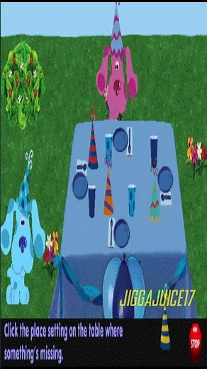 Blue's Clues: Blue's Birthday Shockwave Game Gameplay