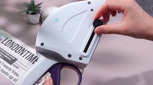 YH-30 Hand Held Label Applicator, Manual Applicator Target Pasters Gun for 15-45mm Label Width Automatically Peel Off and Stick for Target Pasters Round Square Irregular Shape