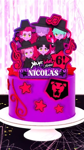 💜🔥 Estas figuras imprimibles de Saja Boys Demonios tienen todo: color, energía y ese toque misterioso del universo K-pop Demon Hunters. Listas para imprimir y convertir tu torta en el centro de la fiesta 🎤✨ #SajaBoys #SajaBoysDemonios #FiestaKpop #KpopDemonHunters #TodoBonito #CakeTopper #YourIdol #MesaDulceKpop | Todo Bonito