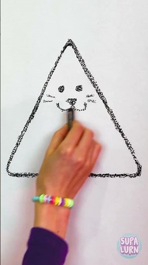 Draw a Triangle! 🔺 Learn Shapes for Preschoolers