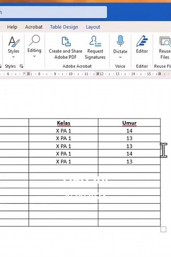 Cara cepat menambahkan baris pada Microsoft Word #belajarmicrosoftword #tutorialmicrosoftword #word