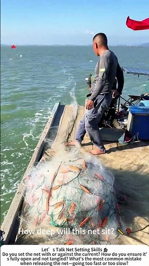 Setting the Net – The First Step of an Offshore Fishing Trip 🌊🎣