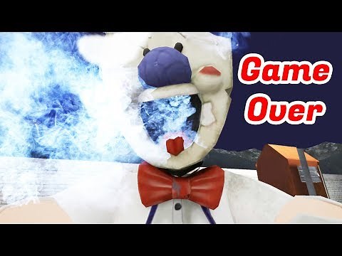 Ice Scream Game Over Scene Ending