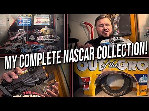 COMPLETE SHOWCASE of Our Personal NASCAR Memorabilia Collection | NASCAR Room Tour
