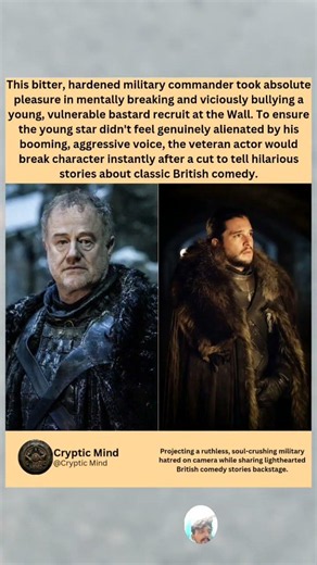 The Secret British Comedy Deal of Jon Snow and Alliser Thorne