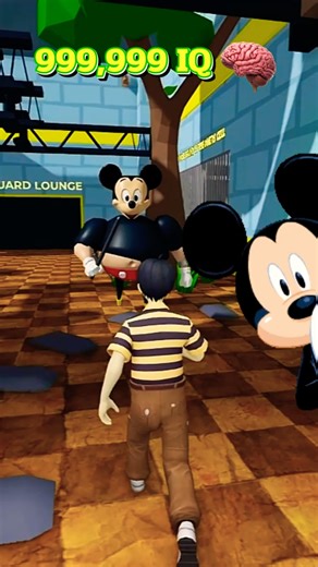 999,999 IQ Escape Mickey Mouse Prison Run! OBBY