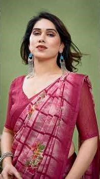 Maroon Box with Floral Printed Saree | Elegant Design