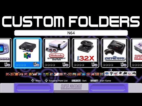 Make custom folders for Super Nintendo Classic Edition